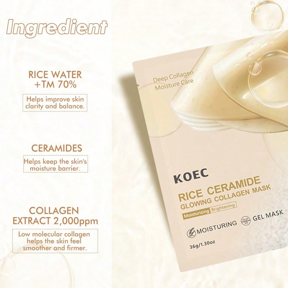 Rice 70 Glow Collagen Mask Ove - огляд і ціна Luxury Skincare Anti Aging