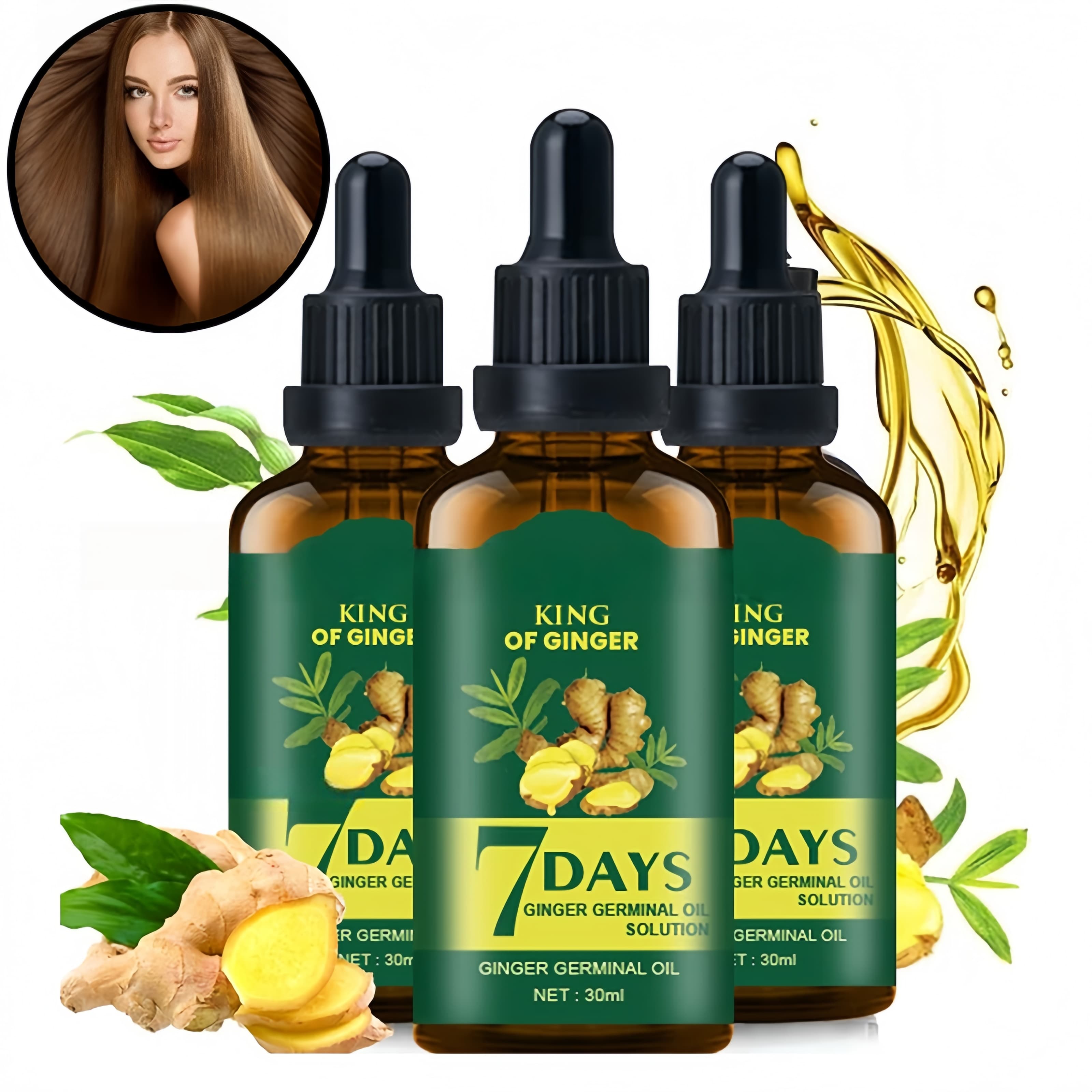 Hair Growth Oil Ginger Biotin  - огляд і ціна Epidermal Growth Factor