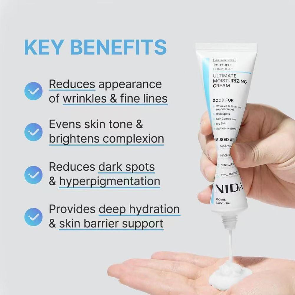 NIDA Moisturizing Face Cream C - огляд і ціна Luxury Skincare Korea