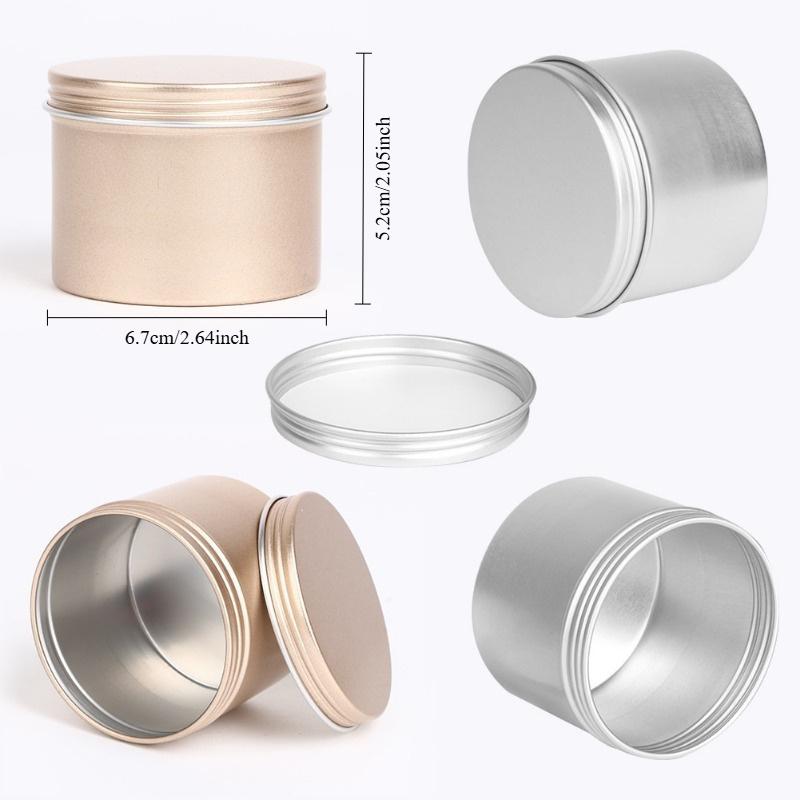 5Pcs Luxury Candle Jars with L - огляд і ціна Luxury Skincare Jars