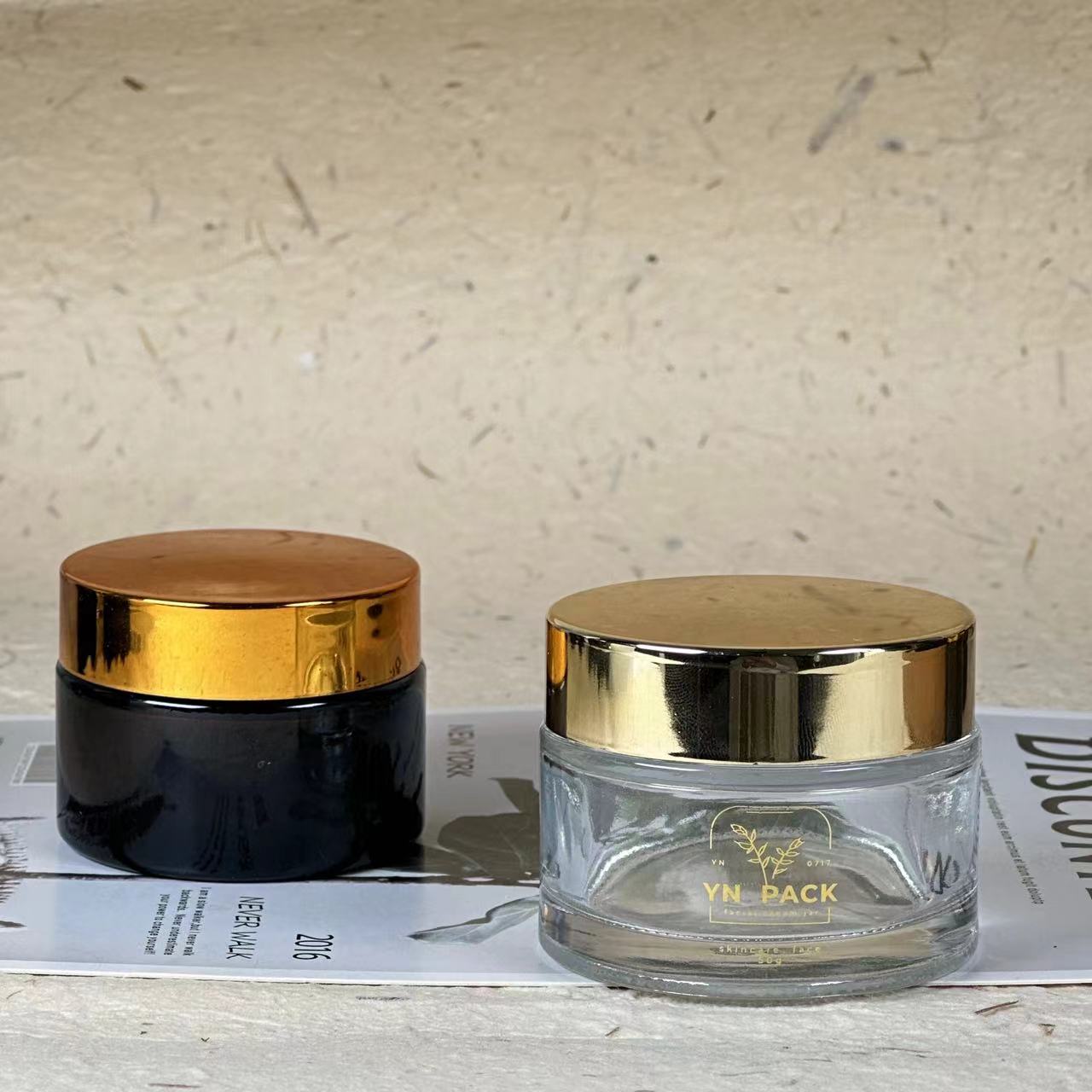 luxury glass jar Wholesa frost - огляд і ціна Luxury Skincare Jars