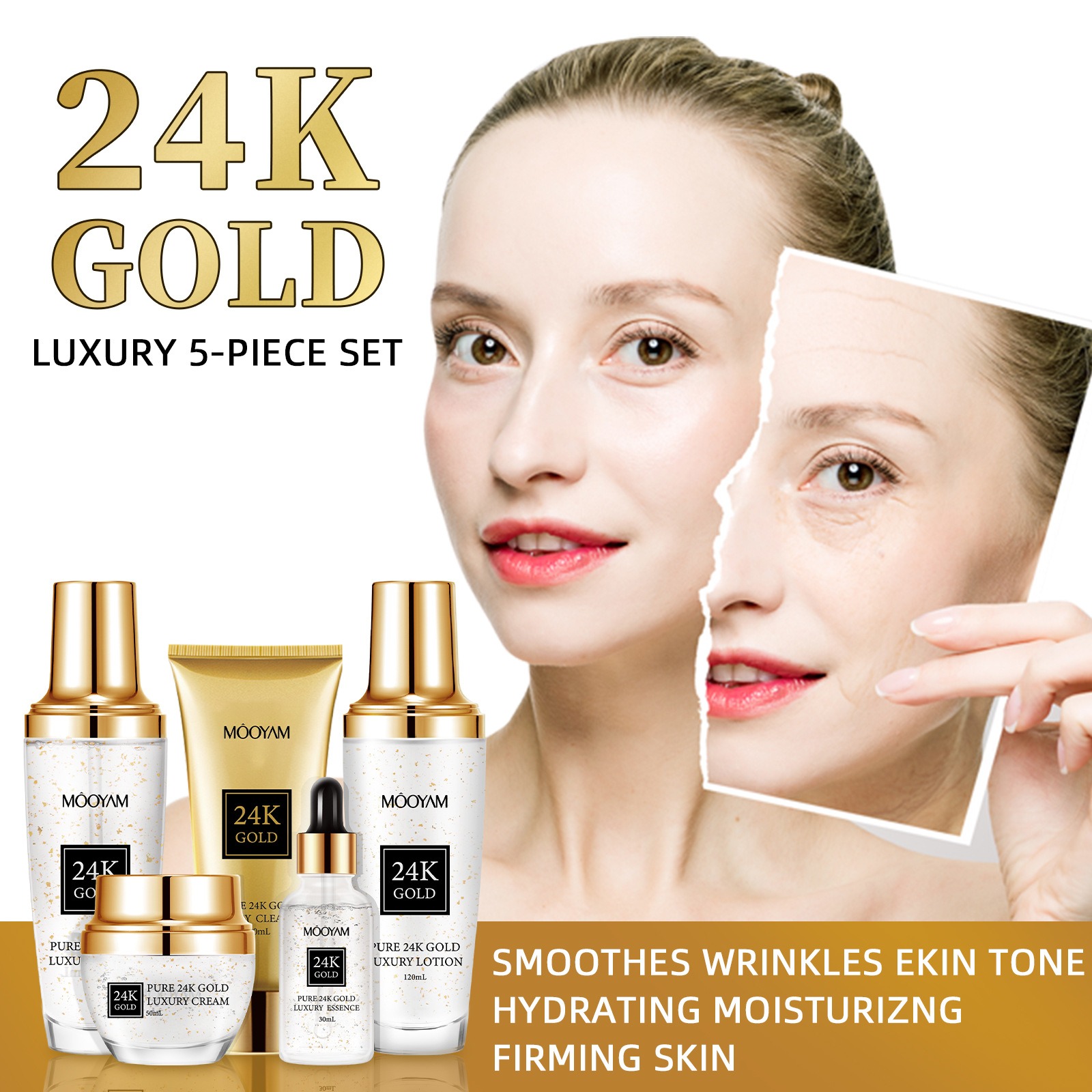 24K Gold LUXURY Moisturizin An - огляд і ціна Luxury Skincare Anti Aging