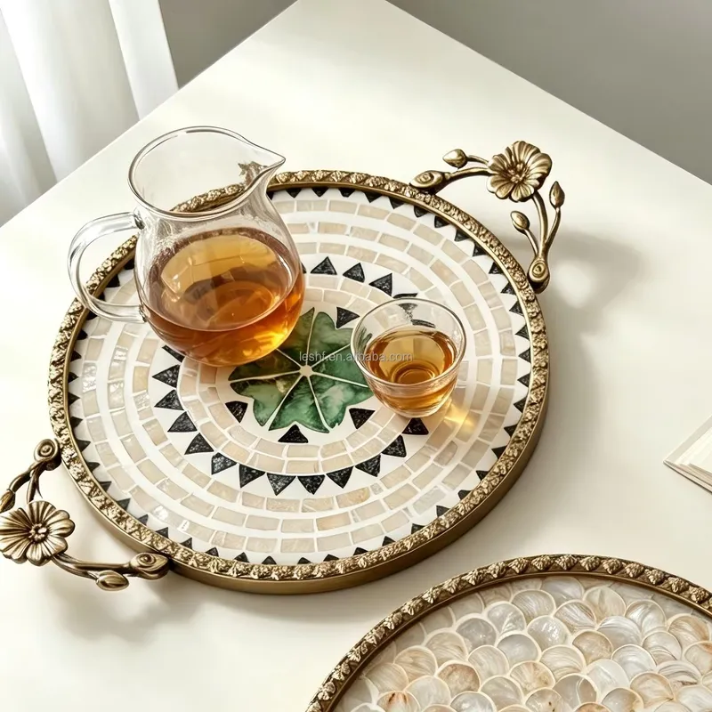 Art Deco Luxury Shell-inlaid T - огляд і ціна Luxury Skincare Tray