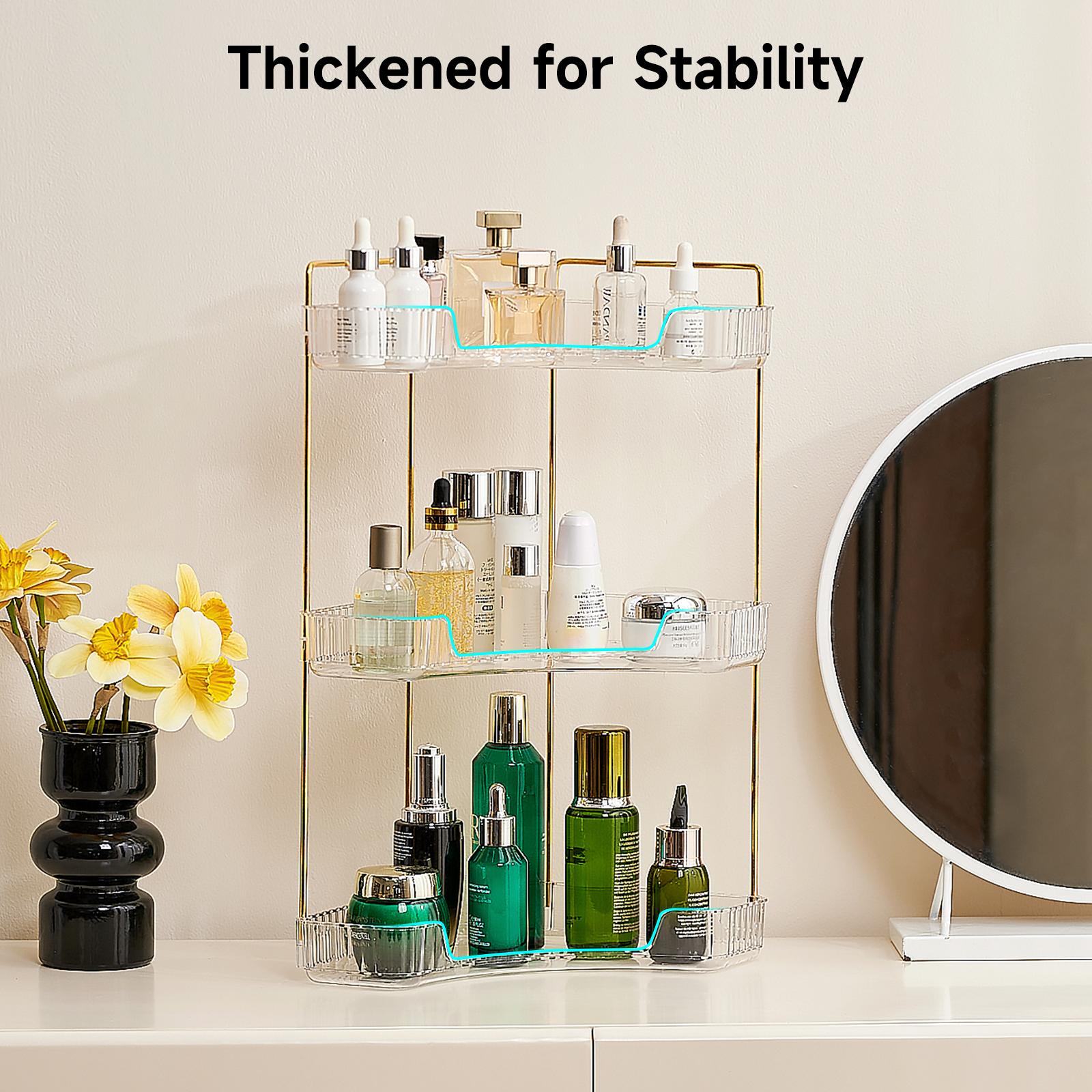 3 Tier Clear Bathroom Organize - огляд і ціна Luxury Skincare Tray