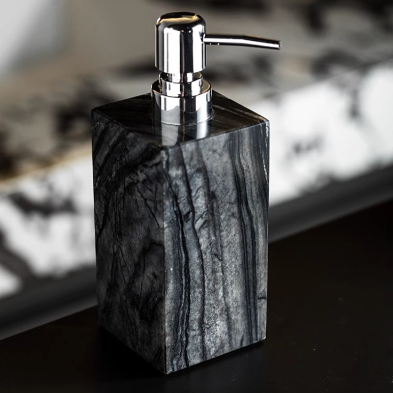 Natural Marble Soap Dispenser  - огляд і ціна Luxury Skincare Jars